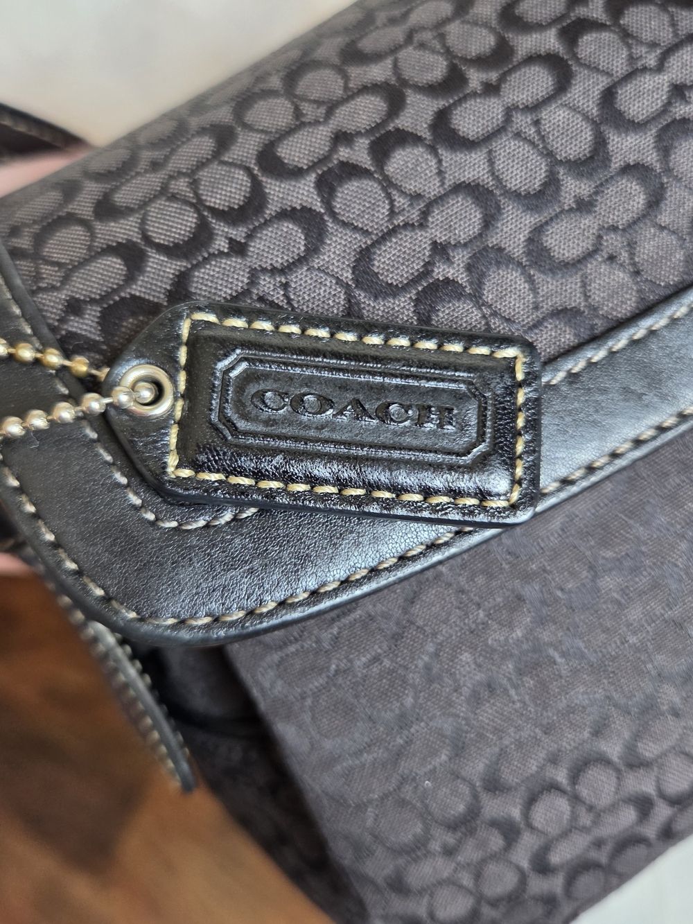 Coach Soho Signature Flap Shoulder Bag - Picture 4 of 10